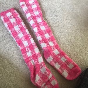BOUGHT IN TOKYO Giant Pink Fuzzy Socks